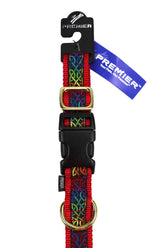 Celtic on Red Collar XLarge 25mm x 55 - 85cm - Furbabies Online